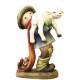 Bois Sculpte Berger + Agneau 7.5 Cm