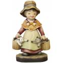 Bois Sculpte Bergere 7.5 Cm