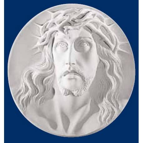 Wandbeeld 15 Cm Ecce Homo Witte Marmer 