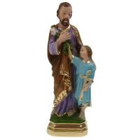Statue 20 cm - St Joseph/Enf aux Pieds