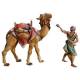 Chameau+bagages+page : crèche de Noël en bois Ulrich 15 cm