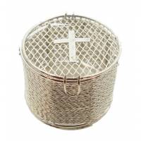 Doosje Rond Diam 3.5 cm - Metaal Verzilverd 