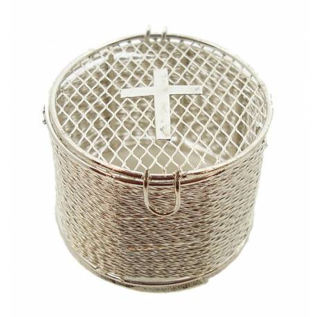 Doosje Rond Diam 3.5 cm - Metaal Verzilverd 