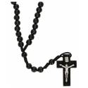 Rozenkrans op koord - Hout / Zwart 