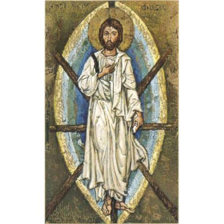 Prentje-Ikoon Christus 10.5 X 6.5 Cm 