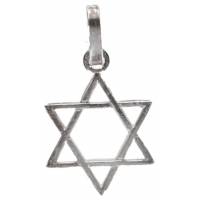 Medaille Davidster - Metaal Verzilverd 
