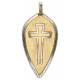 Médaille 27 mm x 15 mm Motif Croix Métal doré