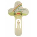Croix Murale 21 cm avec ange - Arc-en-ciel - NL