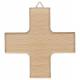 Croix Murale Chene Clair 6 X 6 Cm Sans Croix