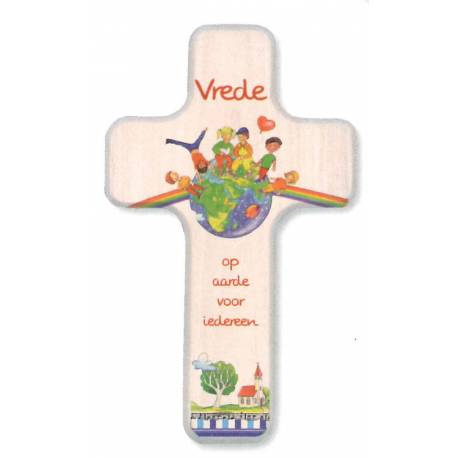 Croix Murale 11 X18 Cm Vrede Op Aarde ...