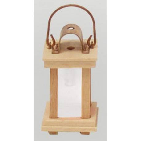 Lantaarn - 6 cm - Hout 