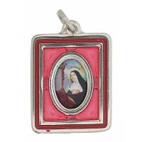 Medaille Rectangle Email Ste Rita