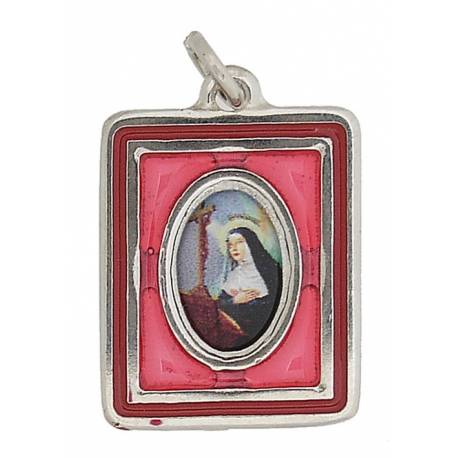Medaille Rechthoekig + Email H Rita 
