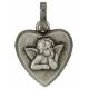 Medaille Engel - 14 mm - Met Verzilverd 