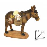 Ezel met bagage van 9.5 cm hoog 