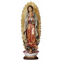 Houtsnijwerk beeld Onze Lieve Vrouw van Guadalupe 23 cm gekleurd 