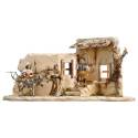 Auberge + Aubergiste + Ane + Marie + Joseph 15 cm