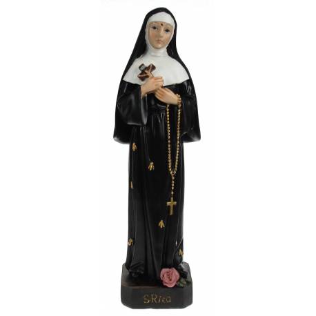 Statue 30 cm - Ste Rita avec abeilles