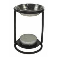 Brûle-encens - H 10 cm - Nickelé