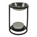Brûle-encens - H 10 cm - Nickelé