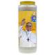 Noveenkaars / wit / Paus Franciscus 