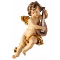 Houtsnijwerk Engel / Triangel 15 Cm Gekleurd 
