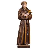 Houtsnijwerk beeld Heilige Franciscus 18 cm gekleurd 