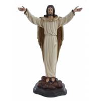Christ Ressuscité s/base - 30 cm - Couleurs