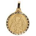 Medaille H Jozef - 14 mm - Metaal Verguld 