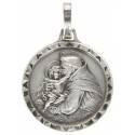 Medaille H Antonius - 16 mm - Metaal Verzilverd 