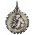 Médaille St Antoine - 23 mm - Métal Argenté