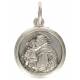 Médaille St Antoine / Prière - 15 mm - Métal Argenté