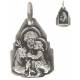 Médaille St Antoine / St Joseph - 13 mm - Métal Argenté