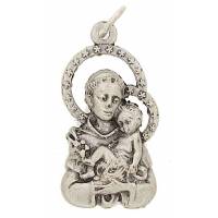 Médaille St Antoine - 28 mm - Métal Argenté