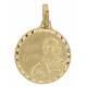 Medaille Moeder Teresa - 16 mm - Metaal Verguld 
