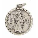 Médaille N.D. de La Route - 23 mm - Métal Argenté