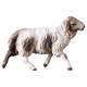 Mouton tacheté : crèche de Noël en bois Ulrich 15 cm