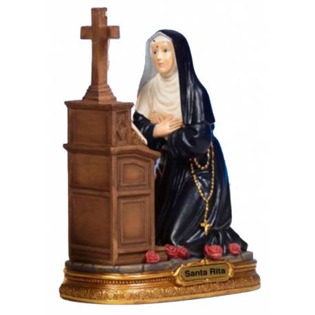 Statue 22 cm - Ste Rita à genoux