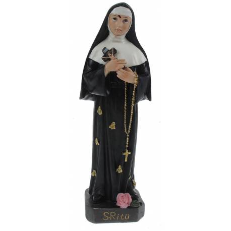 Statue 20 cm - Ste Rita avec abeilles