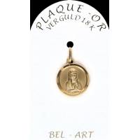 Medaille plaqué-goud - O.L.V. Biddend - 14 mm 