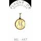 Medaille plaqué-goud - O.L.V. Biddend - 16 mm 