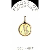 Medaille plaqué-goud - O.L.V. Biddend - 16 mm 