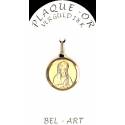 Medaille plaqué-goud - O.L.V. Biddend - 16 mm 