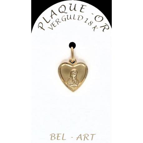 Medaille plaqué-goud - O.L.V. Biddend - 12 X 12 mm 