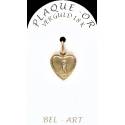 Medaille plaqué-goud - O.L.V. Biddend - 12 X 12 mm 