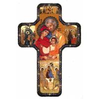 Icône 12 X 18 cm Croix - Ste Famille