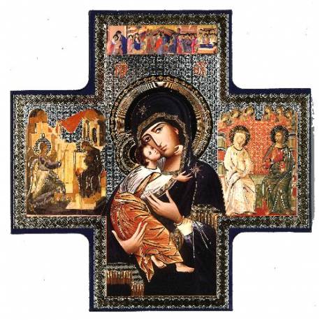 Ikoon 15 X 15 cm Kruis - Vladimir 