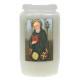 Kaars 3 Dagen / wit / H Benedictus 