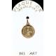 Medaille plaqué-goud - H Theresia - 14 mm 