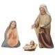 Sainte Famille : crèche de Noël en bois Komet 12 cm